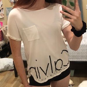Calvin Klein logo soft tee💕🤤
